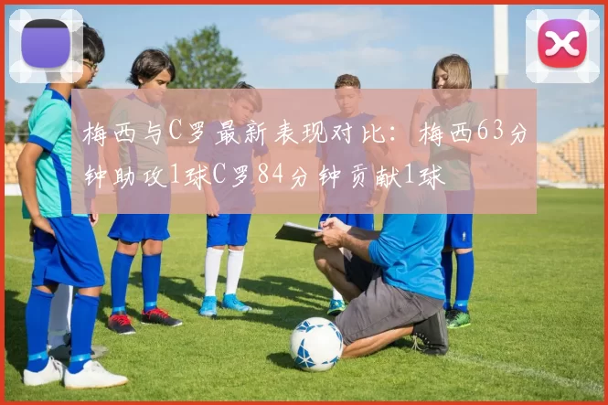 梅西与C罗最新表现对比：梅西63分钟助攻1球C罗84分钟贡献1球
